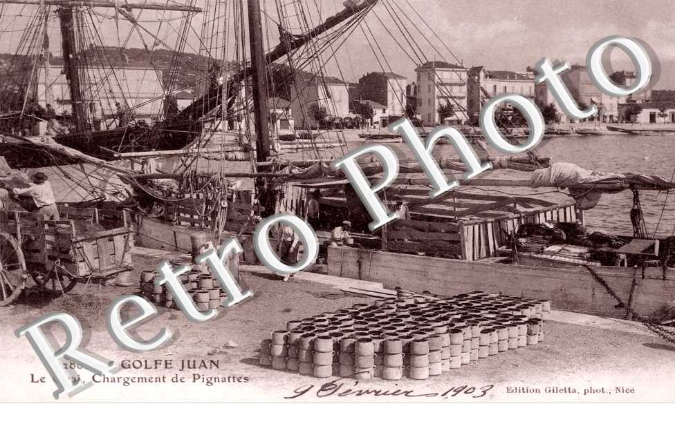 Le quai, chargement de Pignattes