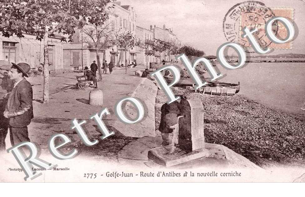 Route d'Antibes et la nouvelle corniche