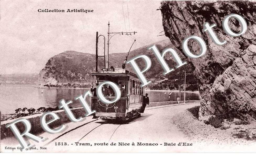 Tram - route de Nice a Monaco