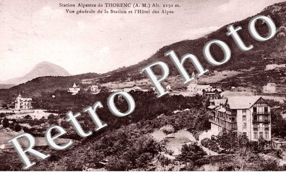 Station Alpestre de Thorenc, Vue Generale de la Station et l'Hotel des Alpes