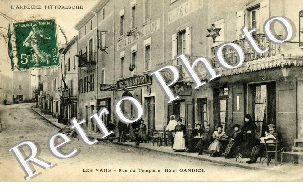 rue du Temple et hotel Gandiol