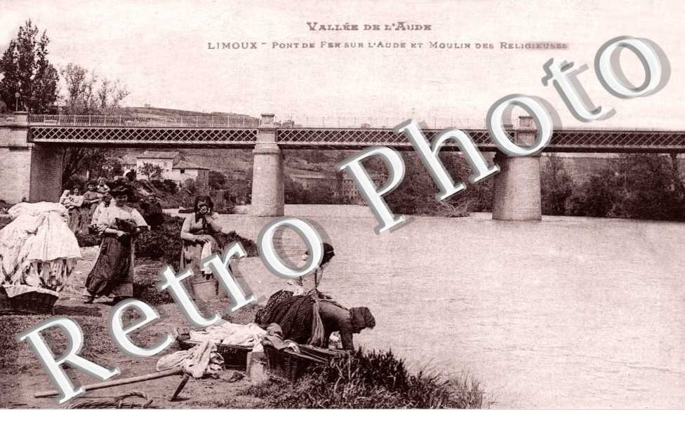 pont de fer sur l'Aude