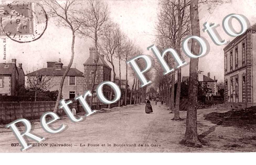 Poste et boulevard de la gare