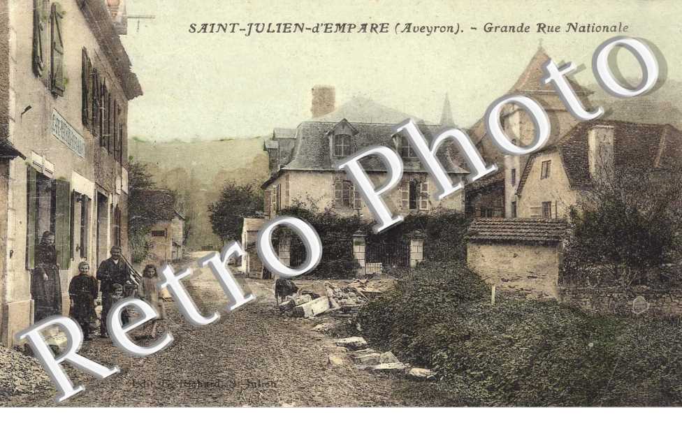 Saint-Julien-d'Empare - grande rue nationale 