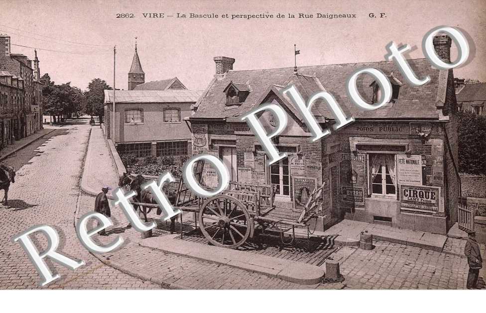 la bascule et perspective de la rue daigneaux