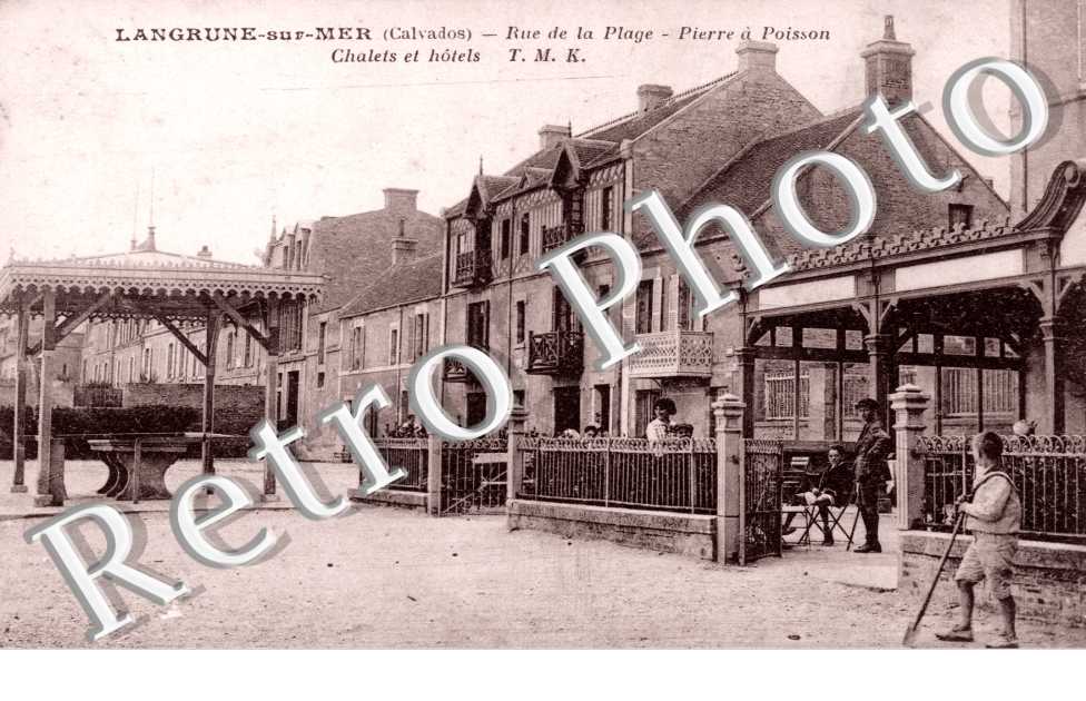 rue de la Plage, pierre a poisson, chalets et hotels