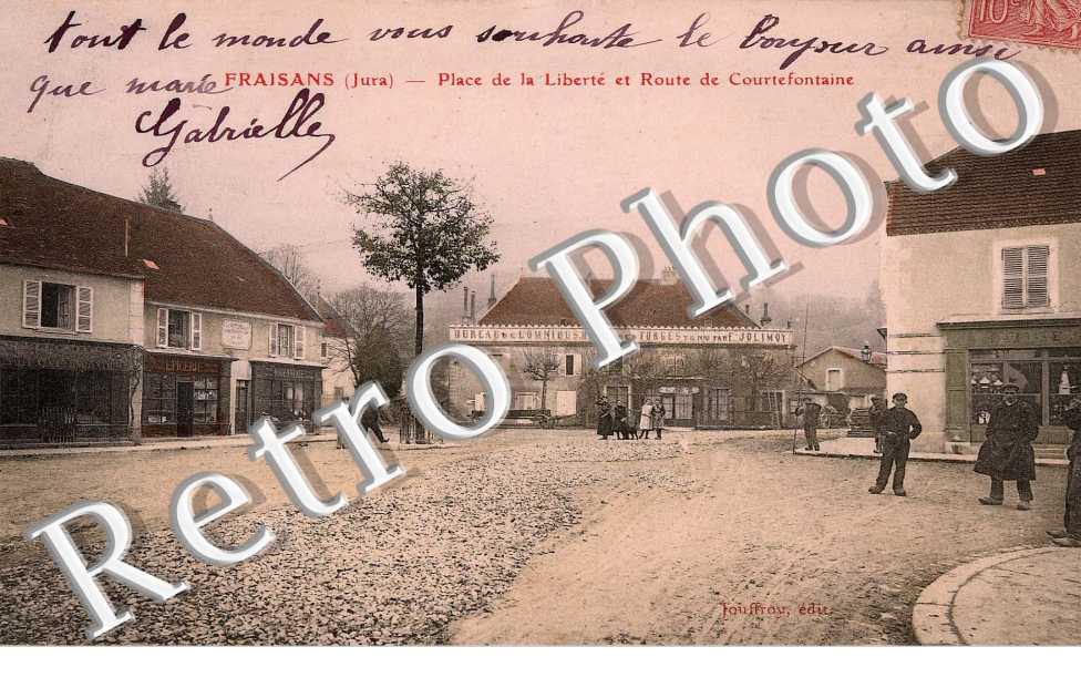 place de la liberte et route de courtefontaine (couleur)