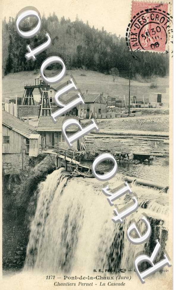 chantier pernet, la cascade