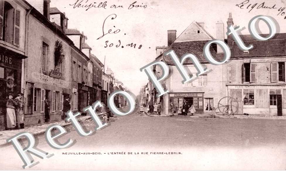 l'entree de la rue Pierre Lebrun