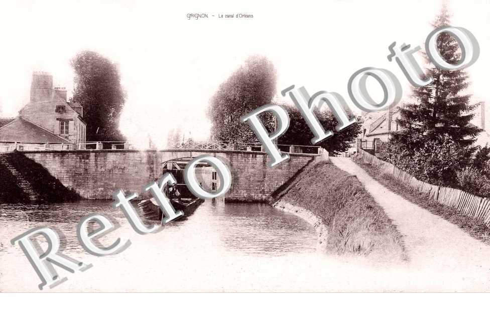 Grignon - le canal d'Orleans