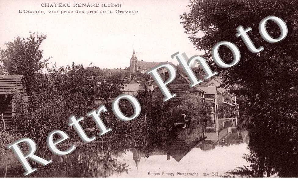 L'Ouanne - Vue Prise des pres de la Graviere