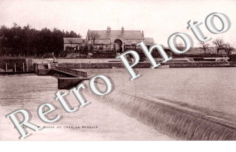Les bords du cher Le barrage