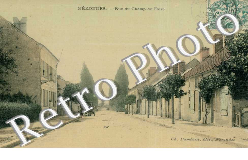 rue du champ de foire (carte toilee couleur)