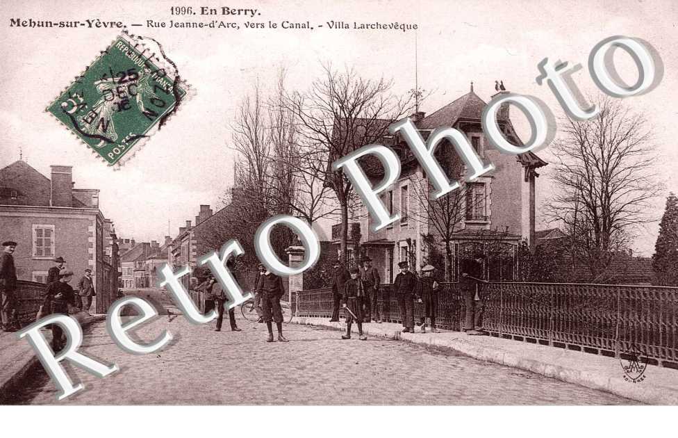 rue jeanne d'arc vers le canal, villa larcheveque