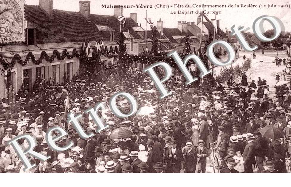 Fete du Couronnement de la Rosiere 12 juin 1905