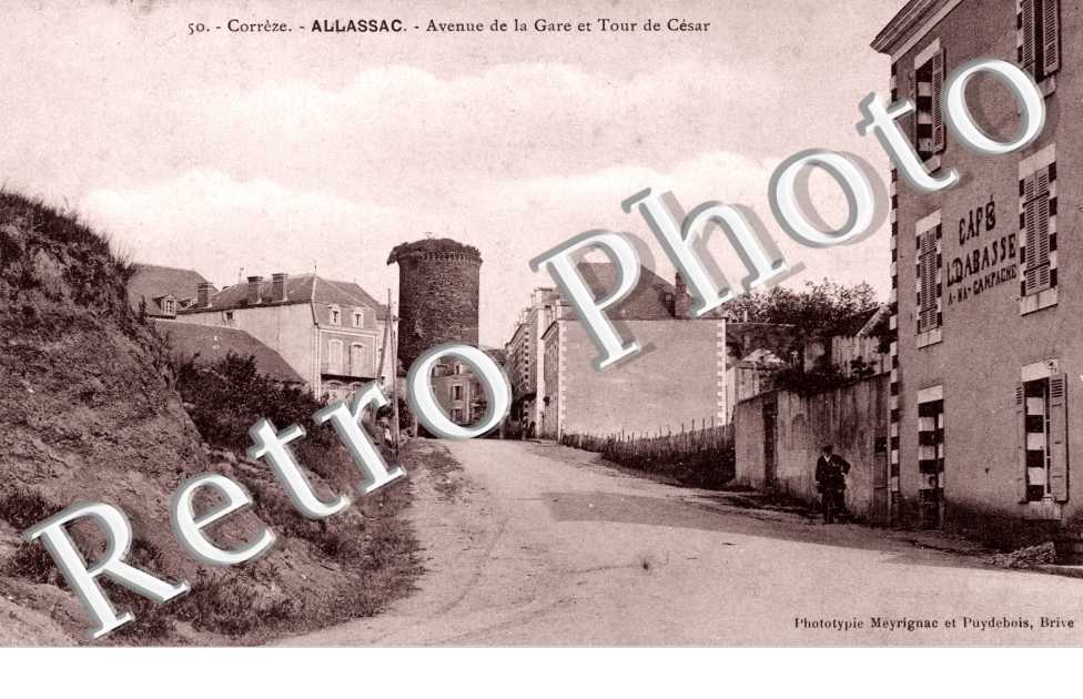 Avenue de la Gare et Tour Cesar