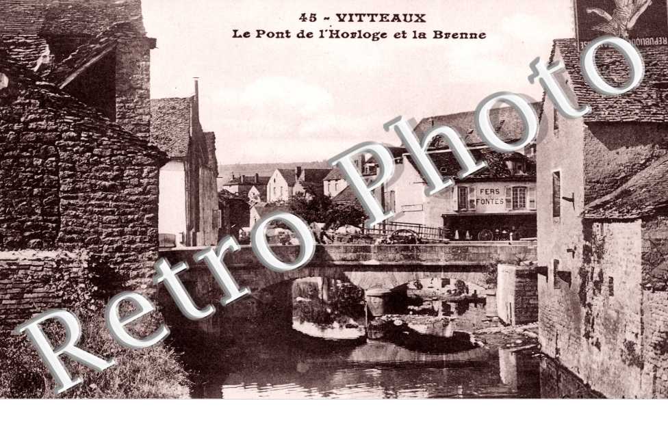 Le Pont de l'Horloge et la Brenne