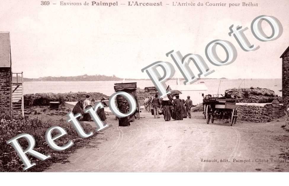 L'Arcouest L'Arrivee du courrier pour Brehat