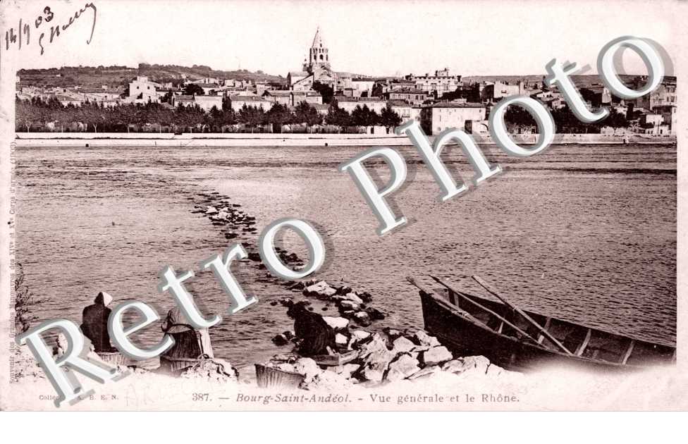 Vue generale et le Rhone