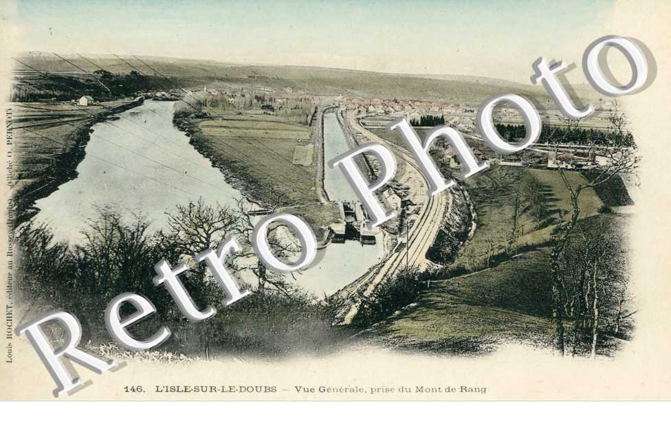 Vue générale prise du Mont de Rang