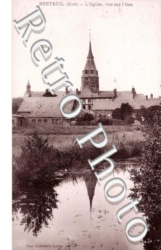 l'Eglise, Vue sur l'Iton
