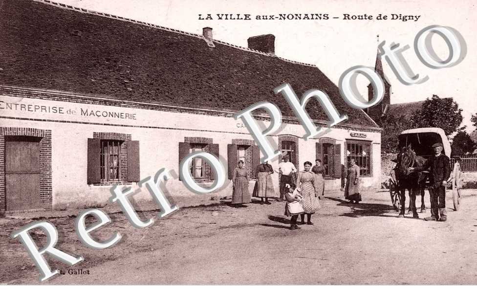 LA VILLE AUX NONAINS Route de Digny