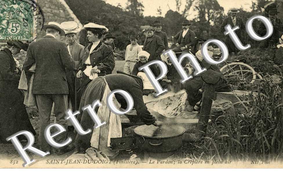 le pardon, la crepiere en plein air