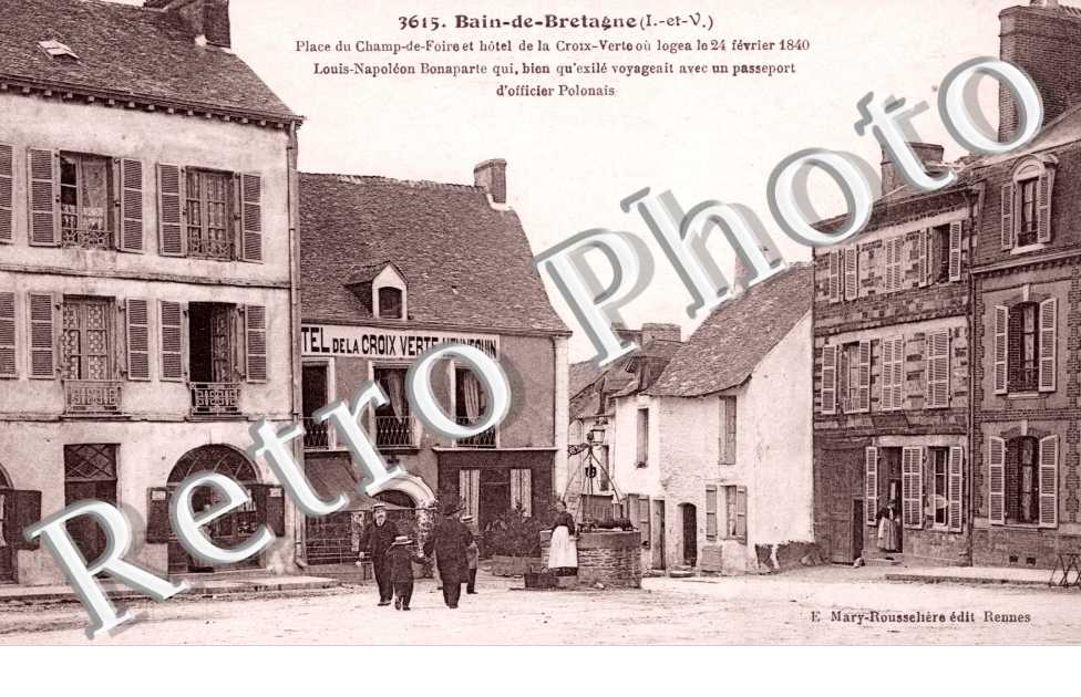 place du champ de foire et hotel de la croix verte ou logea le 24 fevrier 1840 louis napoleon bonapa