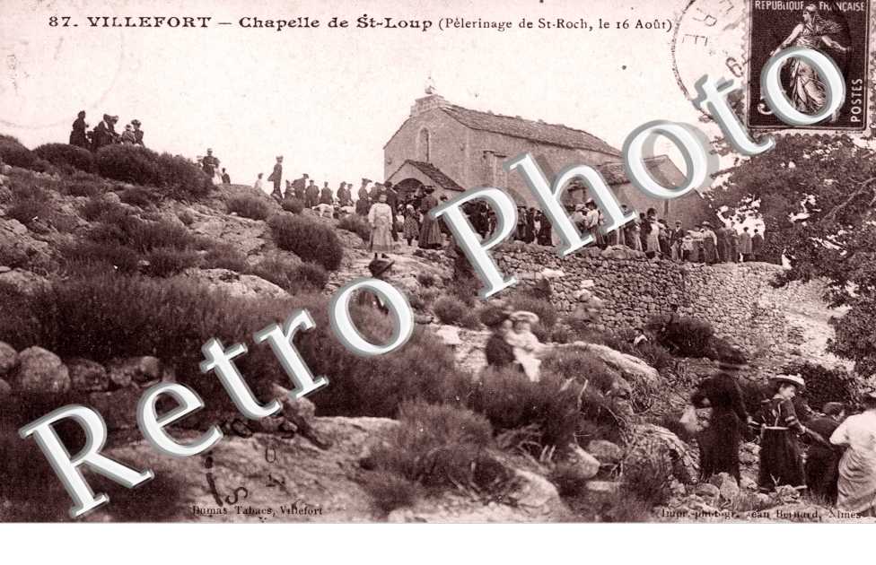 chapelle de Saint-Loup Pelerinage de Saint Roch le 16 aout