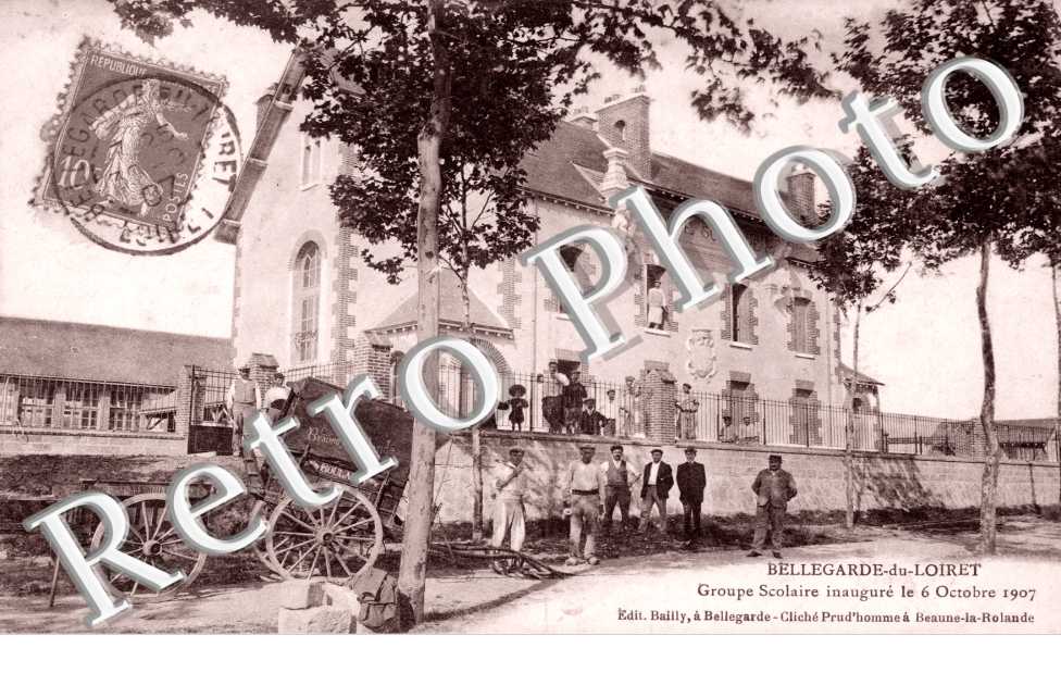Groupe scolaire inauguré le 6 octobre 1907