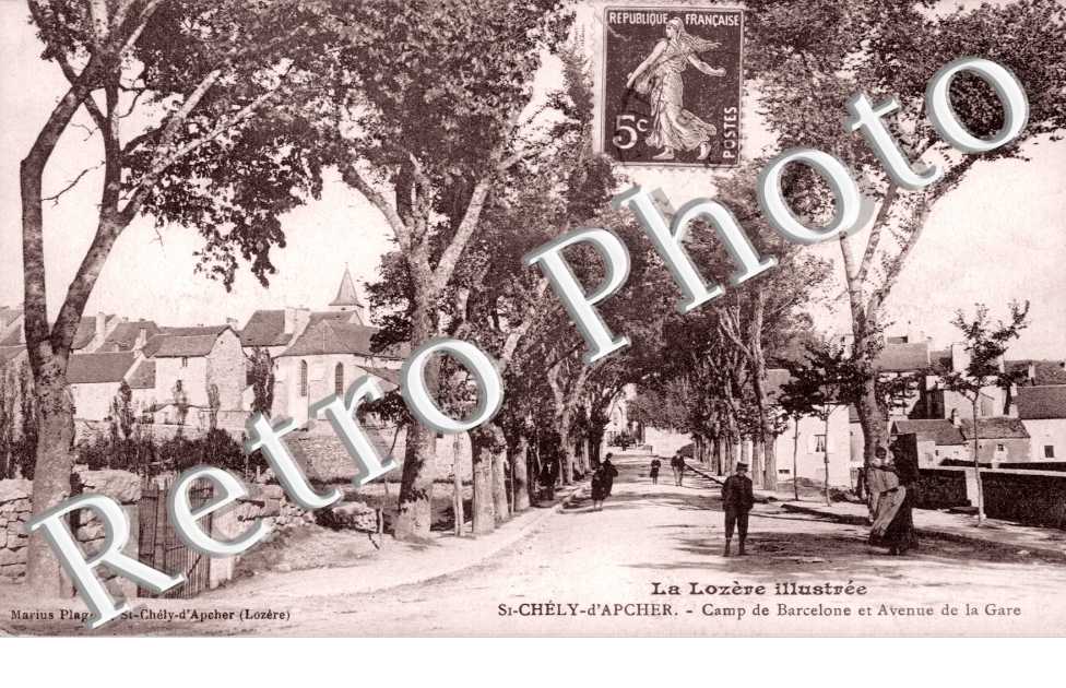 CAmp de Barcelone et Avenue de la Gare
