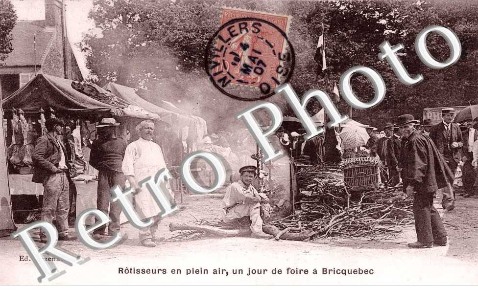 rotisseurs en plein air, un jour de foire