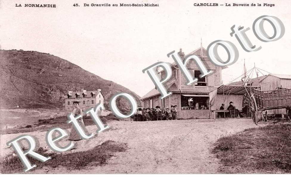 De Granville au Mont-Saint- Michel, la buvette de la plage