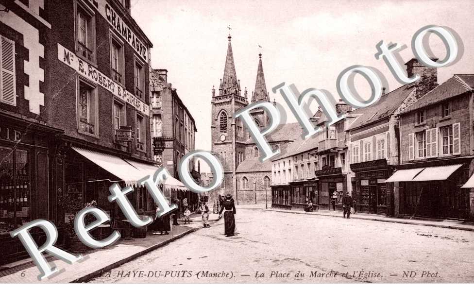 La place du marche et l'eglise
