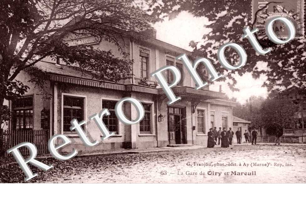 la gare de Oiry et Mareuil