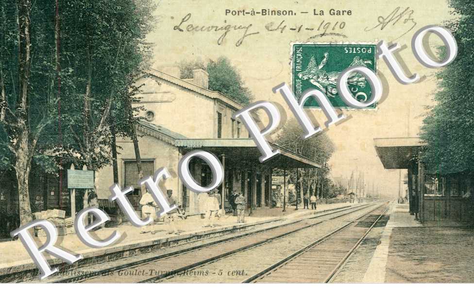 Port a Binson, La Gare
