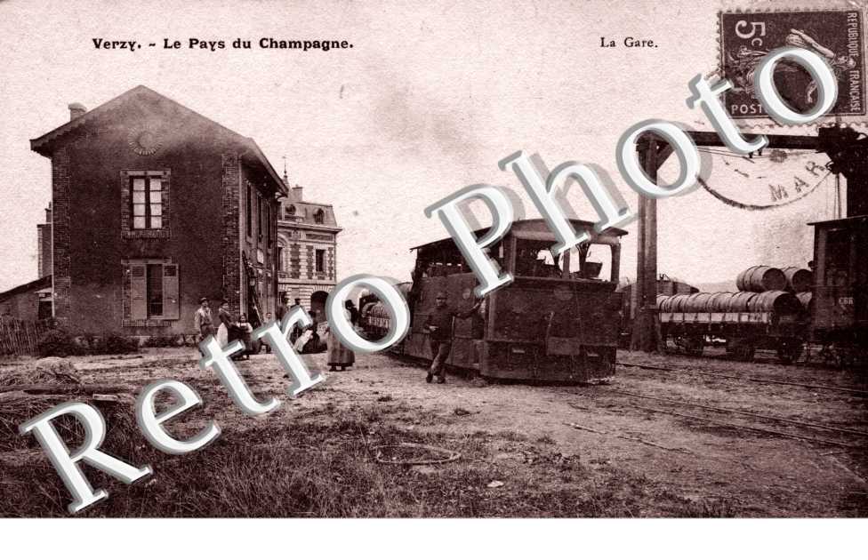 le pays du Champagne La gare
