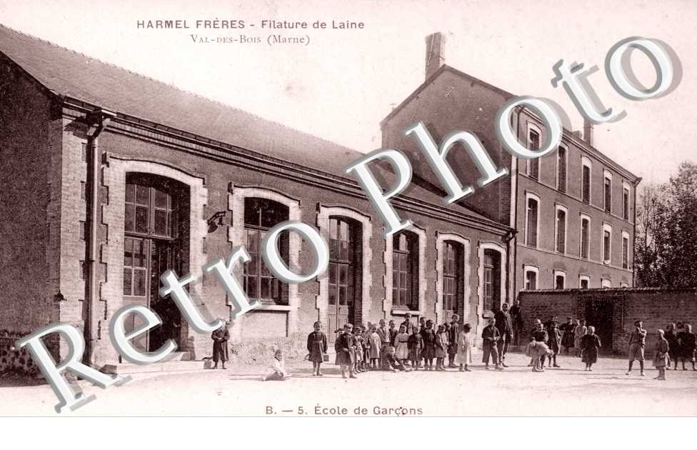 Harmel Freres - Filature de Laine - Ecole des garcons