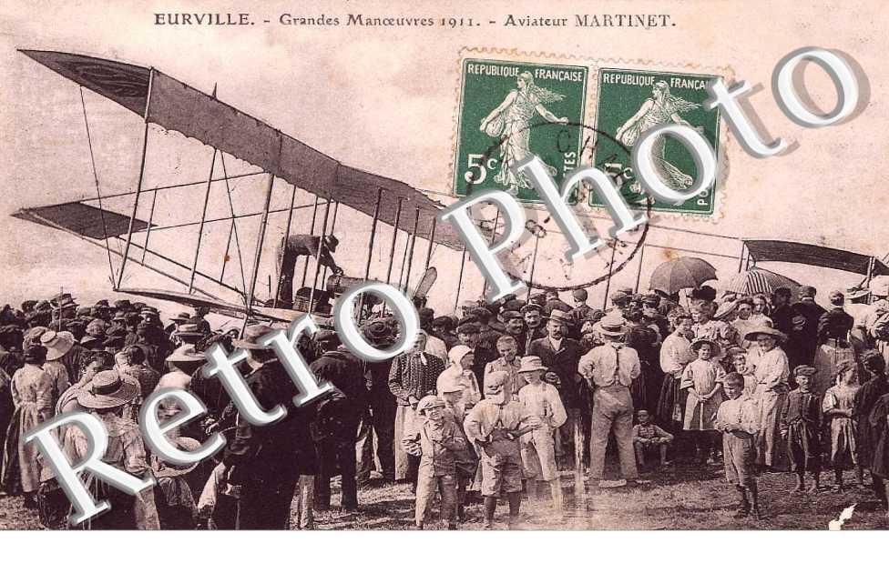 grandes manoeuvres 1911 Aviateur Martinet