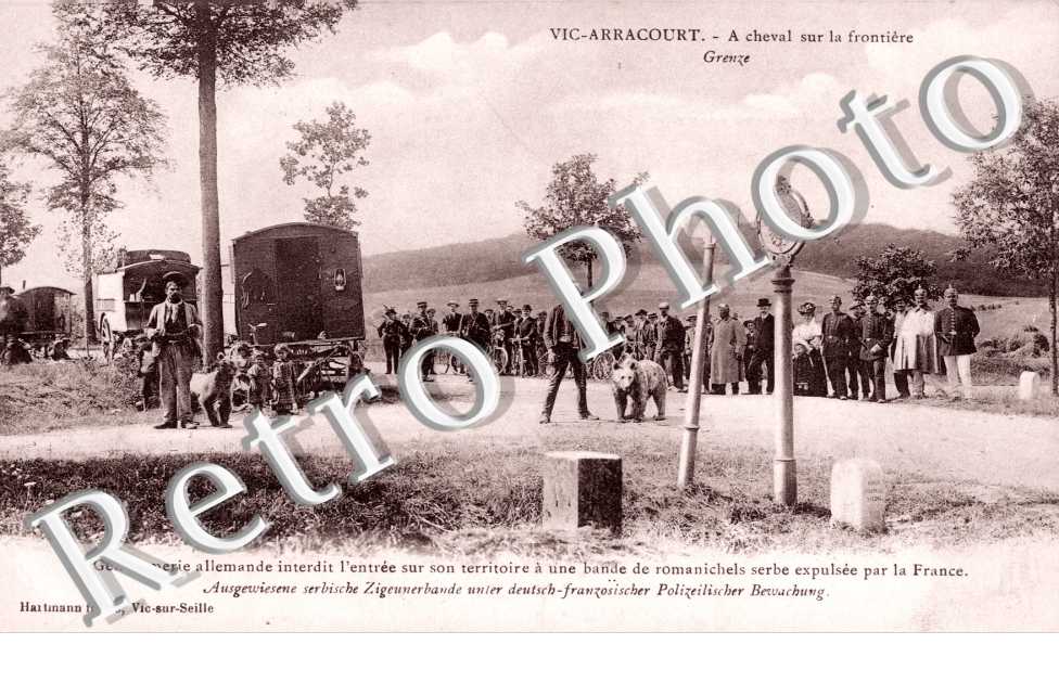 la gendarmerie Allemande interdit l'entree sur son territoire a une bande de romanichels serbe expulsee de France