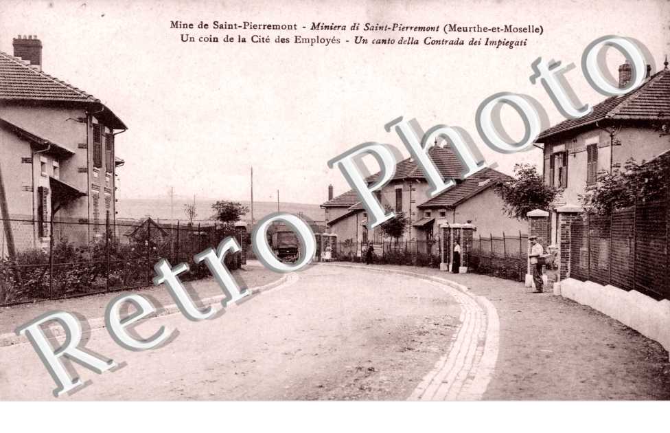 mines de saint pierremont- un coin de la cite des employes
