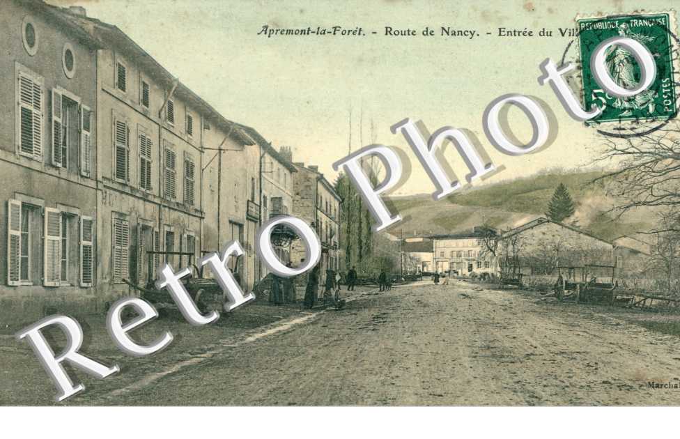 route de nancy - entree du village (couleur)