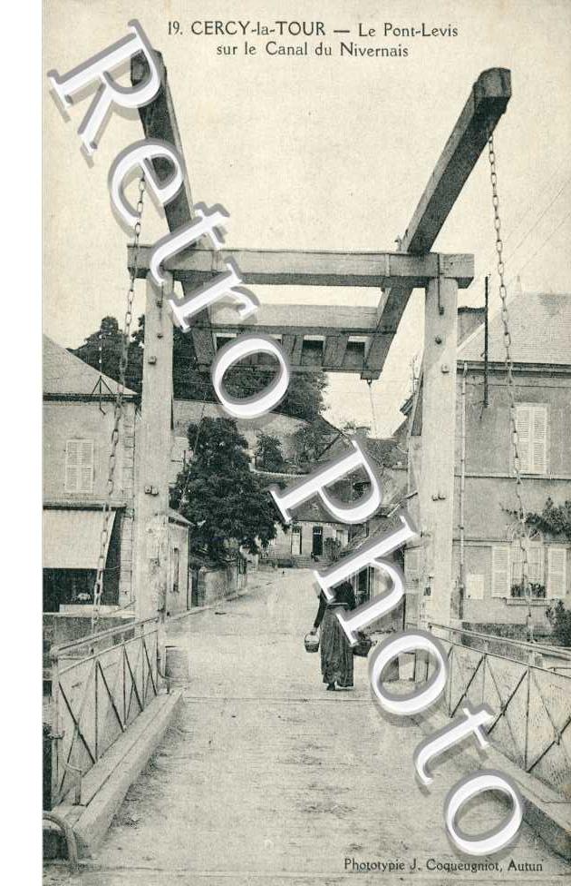 le pont levis sue le canal du nivernais