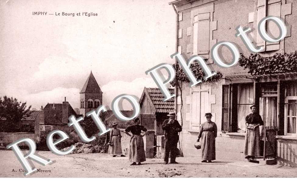 le bourg et l'Eglise