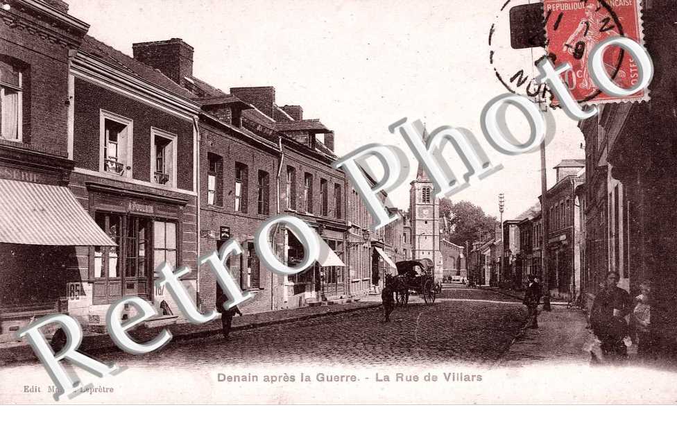 denain apres la guerre la rue de vilars
