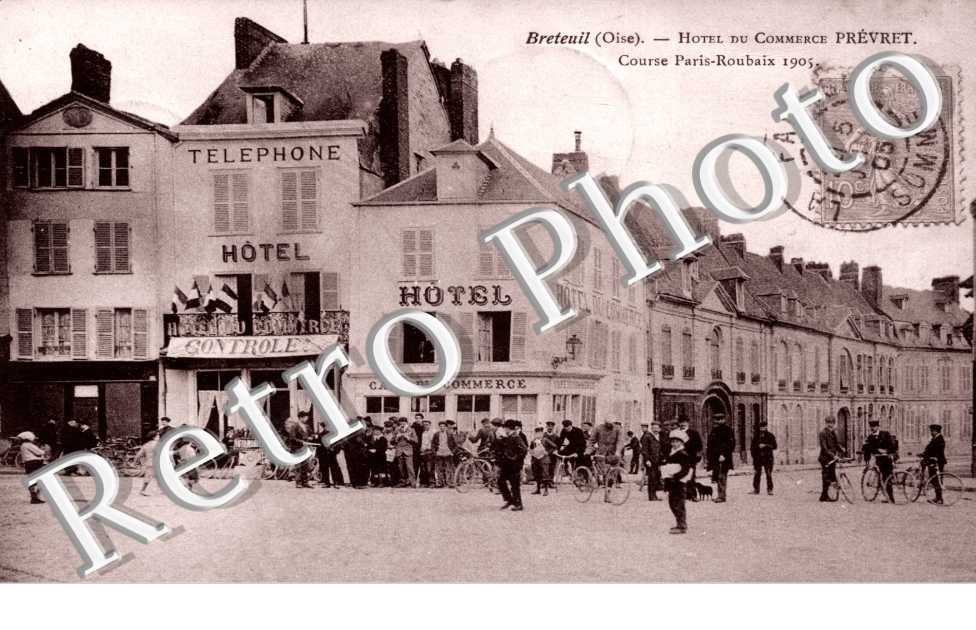 Hotel du commerce Prevert - Course Paris-Roubaix 1905