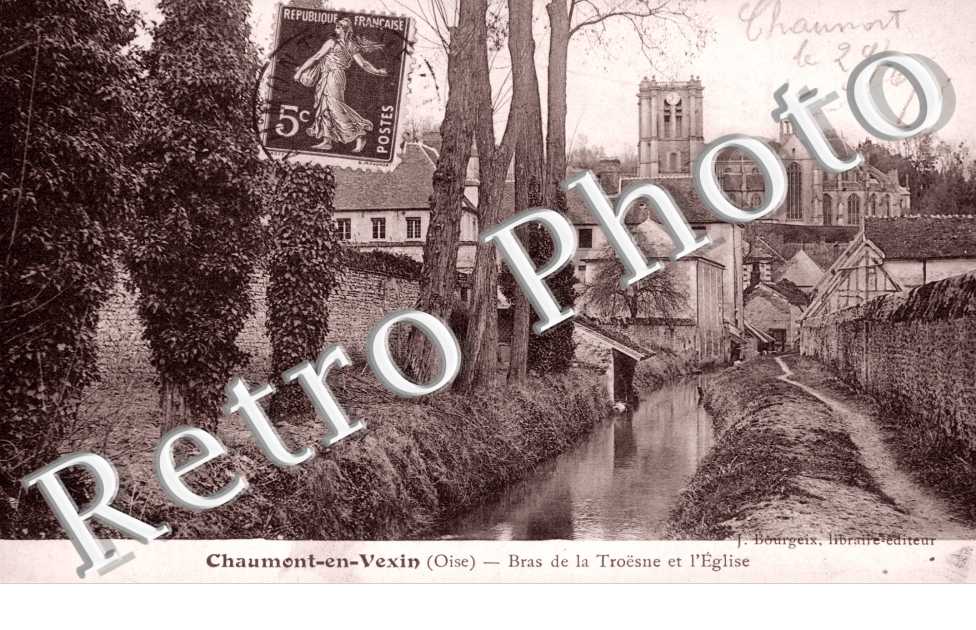 Bras de la Troësne et l'Eglise