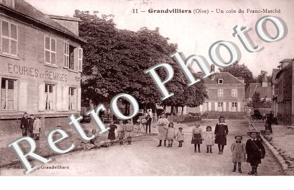 un coin du franc marche