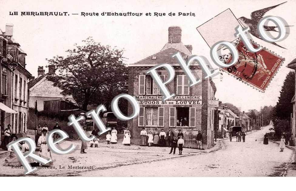 Route d'Echauffour et rue de Paris
