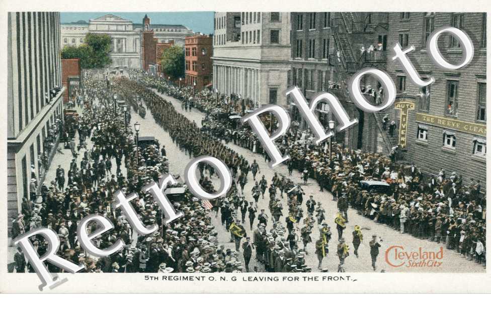 5th regiment O.N.G. Leaving for the Front 